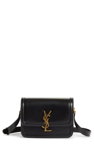 Saint Laurent Black Solferino Small Leather Cross Body Bag