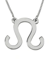 Melanie Marie Zodiac Pendant Necklace In Silver