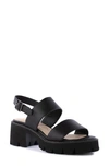 BC FOOTWEAR LEFT UNSAID PLATFORM SANDAL,LEFT UNSAID V-LEATHE