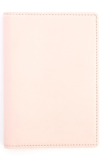 Royce Rfid Leather Passport Case In Light Pink