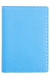 Royce Rfid Leather Passport Case In Light Blue