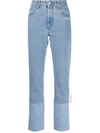 OFF-WHITE OFF-WHITE WOMEN'S BLUE COTTON JEANS,OWYA019S21DEN0024500 26