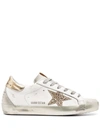 GOLDEN GOOSE GOLDEN GOOSE WOMEN'S WHITE LEATHER SNEAKERS,GWF00102F00078610385 36