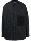 Valentino Logo-print Shirt In Black