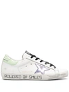 GOLDEN GOOSE GOLDEN GOOSE WOMEN'S WHITE LEATHER SNEAKERS,GWF00101F00098310459 40