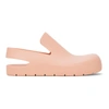 Bottega Veneta Pink Rubber Puddle Loafers In Rosa