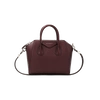 Givenchy Small Antigona Bag In Merlot Textured-leather In Oxblood