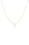 KARAT RUSH 14K GOLD INITIAL L NECKLACE,789325495042