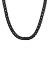Hmy Jewelry Box Chain Necklace In Black