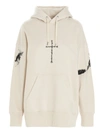 GIVENCHY GIVENCHY CROSS PRINTED OVERSIZED HOODIE