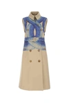 BURBERRY BURBERRY MERMAID TAIL SLEEVELESS TRENCH COAT