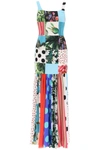 DOLCE & GABBANA DOLCE & GABBANA PATCHWORK MAXI DRESS