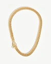 MISSOMA RIDGE T-BAR CHAIN NECKLACE 18CT GOLD PLATED,SP G N9 NS