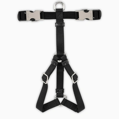 Prada Black Nylon Dog Harness