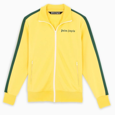 Palm Angels Yellow & Green Striped Classic Track Jacket