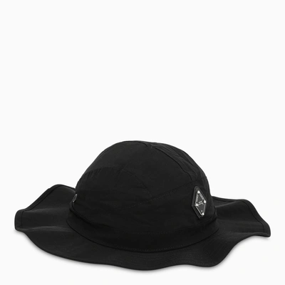 A-cold-wall* A Cold Wall Working Bucket Hat Rhombus Logo In Nero