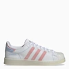 Adidas Originals White/pink Superstar Futureshell Sneakers In White