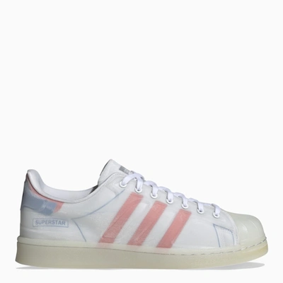 Adidas Originals White/pink Superstar Futureshell Trainers