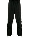 ADIDAS Y-3 YOHJI YAMAMOTO ADIDAS Y-3 YOHJI YAMAMOTO MEN'S BLACK WOOL JOGGERS,FN3399 L