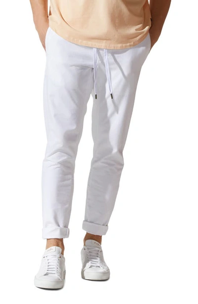 Good Man Brand Flex Pro Icon Slim Fit Joggers In White