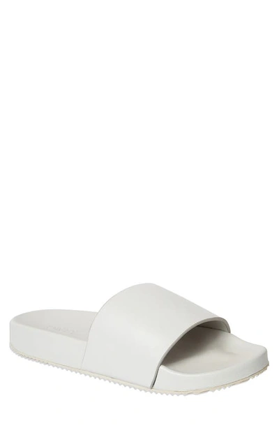 Onia Leather Slides In White