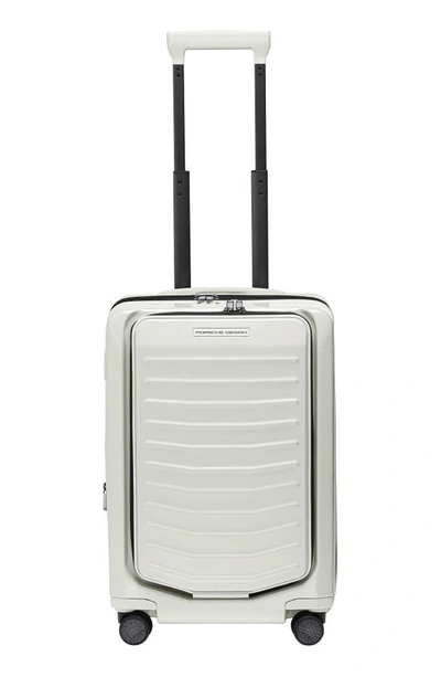 Porsche Design Roadster Carry-on Expandable 21-inch Spinner Suitcase In White