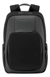 Porsche Design Roadster Small Water Resistant Nylon & Leather Backpack In Black