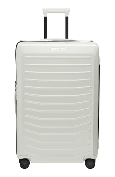 Porsche Design Roadster Check-in Large 30-inch Spinner Suitcase In White