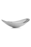 Nambe Lava Grande Serving Bowl In Metallic Silver
