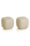 Nambe Pop Salt And Pepper Shakers In Sand