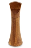 Nambe Contour Acacia Wood Pepper Mill In Brown