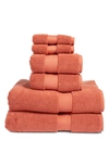 Nordstrom 6-piece Hydrocotton Bath Towel, Hand Towel & Washcloth Set In Rust Bruschetta