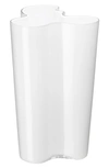 Monique Lhuillier Waterford Iitala Alvar Aalto Finlandia Crystal Vase In White