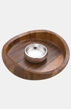 Nambe Nambé Butterfly Chip & Dip Bowl