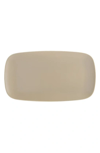 Nambe Pop Soft Rectangular Platter In Sand