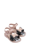 Mini Melissa Kids' Girls' Mini Mar Minnie Mouse Sandals - Walker, Toddler In Pink/black