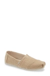 Toms Alpargata Slip-on In Natural Burlap