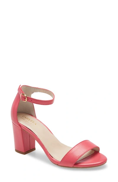 Carvela Comfort Abigail Sandal In Fuchsia Leather