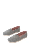 Toms Alpargata Slip-on In Black Blend