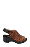 Alegria Rosie Slingback Sandal In Leopard Leather