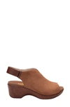 Alegria Rosie Slingback Sandal In Tan Suiede Leather