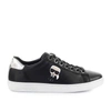 Karl Lagerfeld Ikokik Nft Kapri Leather Sneakers In Black
