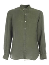 MC2 SAINT BARTH MC2 SAINT BARTH MEN'S GREEN LINEN SHIRT,KLARKE52N S