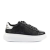 KARL LAGERFELD KARL LAGERFELD WOMEN'S BLACK LEATHER SNEAKERS,KL6252000S 40