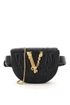 VERSACE VERSACE VIRTUS QUILTED BELT BAG