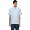 BARENA VENEZIA BLUE BUFAOR BAGIO SHORT SLEEVE SHIRT