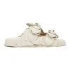 Valentino Garavani Off-white 03 Rose Edition Atelier Petal Sandals In Cream