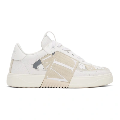 Valentino Garavani Women's Vl7n Multi Logo Lace Up Low Top Sneakers In Neutral