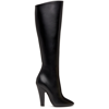 SAINT LAURENT BLACK LEATHER 68 BOOTS