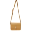 SAINT LAURENT TAN SMALL SOLFERINO BAG